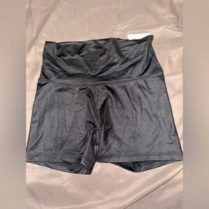 Black Women's High-Waisted Shorts